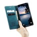 Чохол-книжка CaseMe Нубук для iPhone 17 Pro Max бірюзовий