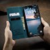 Чохол-книжка CaseMe Нубук для iPhone 17 Pro бірюзовий