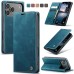 Чохол-книжка CaseMe Нубук для iPhone 17 Pro бірюзовий