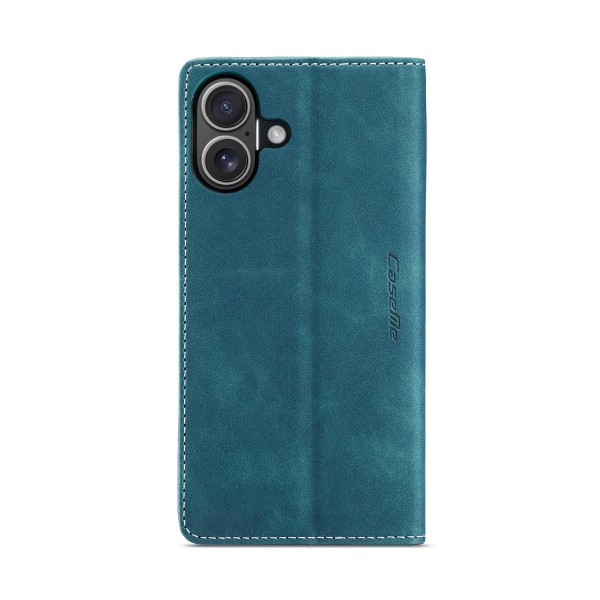 Чохол-книжка CaseMe Нубук для iPhone 17 бірюзовий