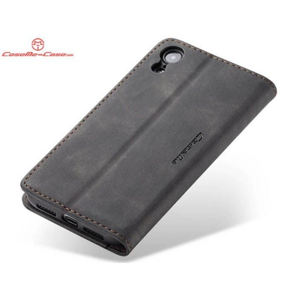 Чохол-книжка CaseMe Нубук для iPhone XR чорний
