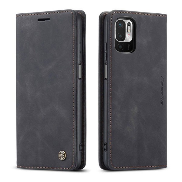Чохол-книжка CaseMe Нубук для Poco M3 Pro 5G чорний