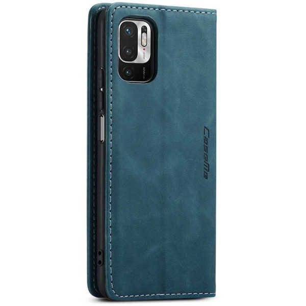 Чохол-книжка CaseMe Нубук для Poco M3 Pro 5G бірюзовий