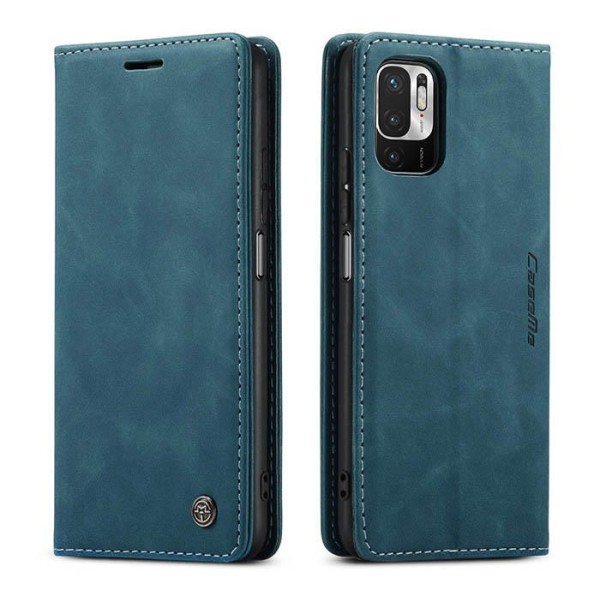 Чохол-книжка CaseMe Нубук для Poco M3 Pro 5G бірюзовий