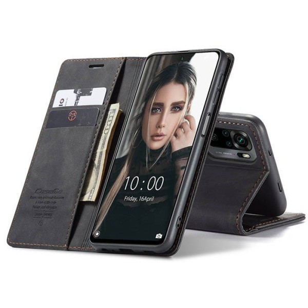 Чохол-книжка CaseMe Нубук для Poco M5s чорний