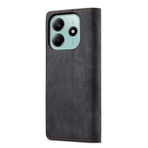 Чохол-книжка CaseMe Нубук для Poco M7 Pro 5G чорний
