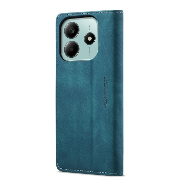 Чохол-книжка CaseMe Нубук для Poco M7 Pro 5G бірюзовий