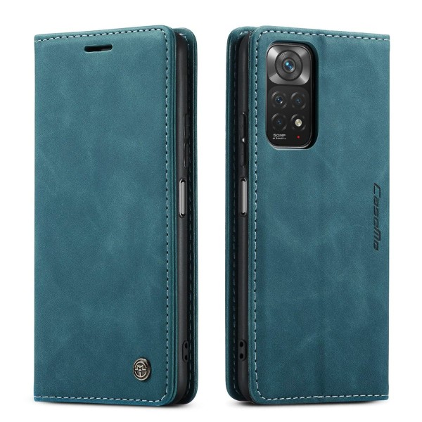 Чохол-книжка CaseMe Нубук для Poco X4 Pro 5G бірюзовий