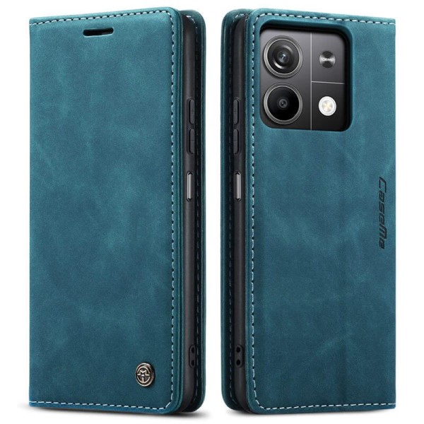 Чохол-книжка CaseMe Нубук для Poco X6 5G бірюзовий