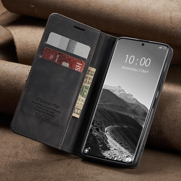 Чохол-книжка CaseMe Нубук для Poco X7 5G чорний