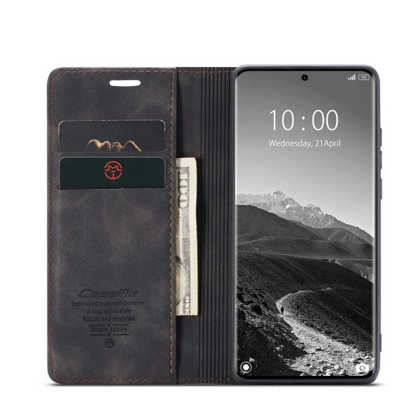 Чохол-книжка CaseMe Нубук для Poco X7 5G чорний