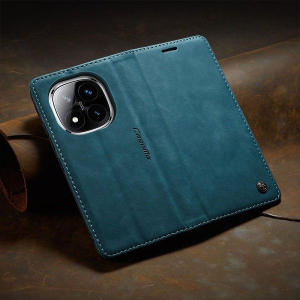 Чохол-книжка CaseMe Нубук для Poco X7 5G бірюзовий