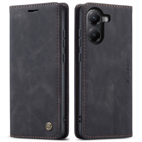 Чохол-книжка CaseMe Нубук для Poco X7 Pro 5G чорний