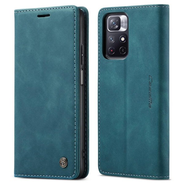 Чохол-книжка CaseMe Нубук для Xiaomi Redmi 10 бірюзовий