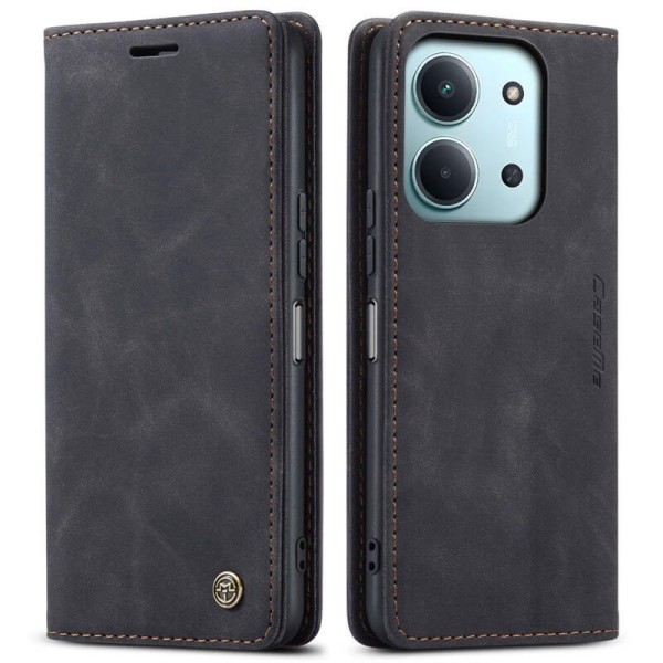 Чохол-книжка CaseMe Нубук для Xiaomi Redmi 15C (173mm) чорний