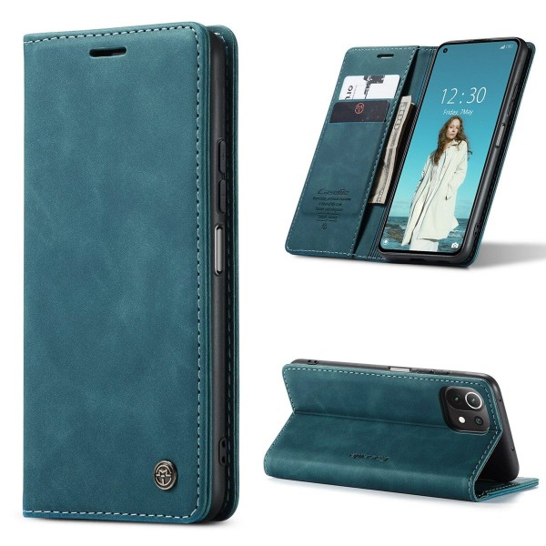 Чохол-книжка CaseMe Нубук для Xiaomi Redmi 15C (173mm) бірюзовий