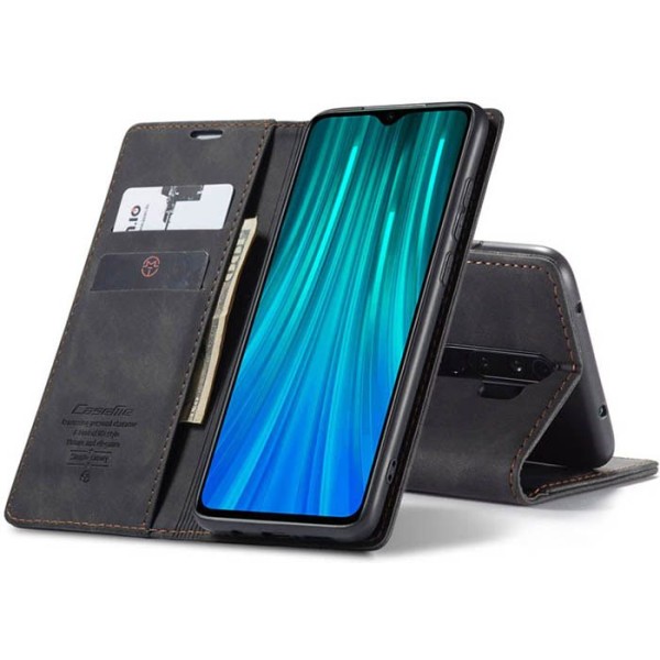 Чохол-книжка CaseMe Нубук для Xiaomi Redmi 9 чорний
