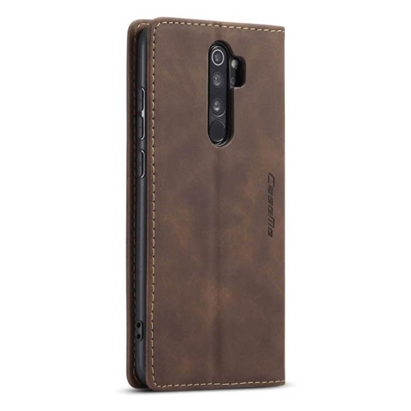 Чохол-книжка CaseMe Нубук для Xiaomi Redmi 9 темно-коричневий