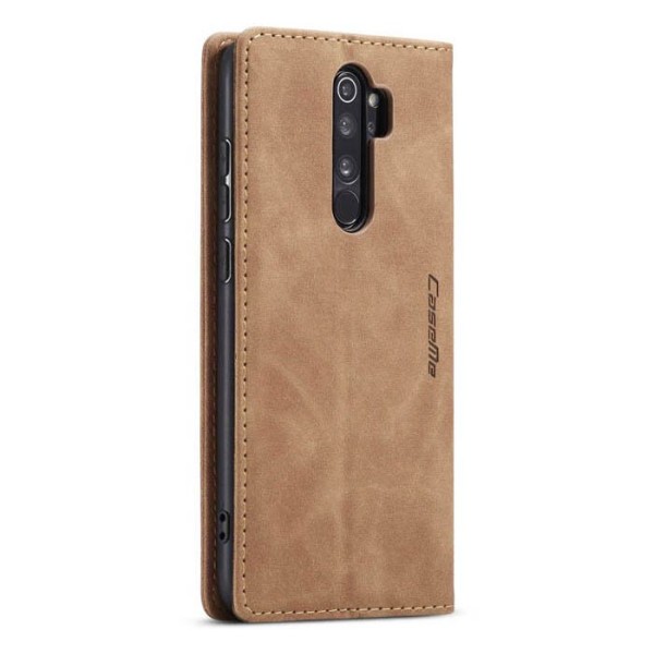 Чохол-книжка CaseMe Нубук для Xiaomi Redmi 9 світло-коричневий