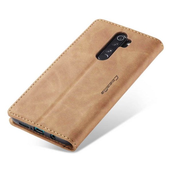 Чохол-книжка CaseMe Нубук для Xiaomi Redmi 9 світло-коричневий