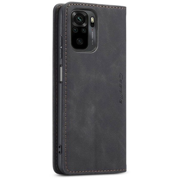 Чохол-книжка CaseMe Нубук для Xiaomi Redmi Note 10/10s чорний