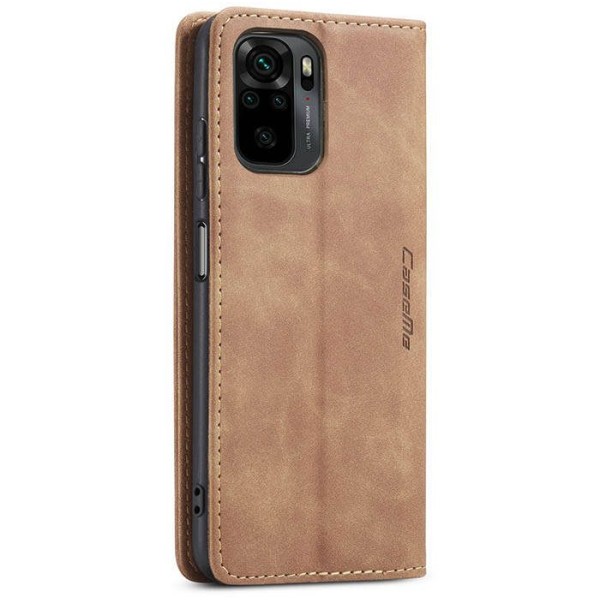 Чохол-книжка CaseMe Нубук для Xiaomi Redmi Note 10/10s світло-коричневий