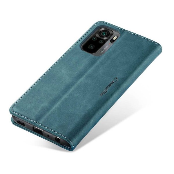 Чохол-книжка CaseMe Нубук для Xiaomi Redmi Note 10/10s бірюзовий