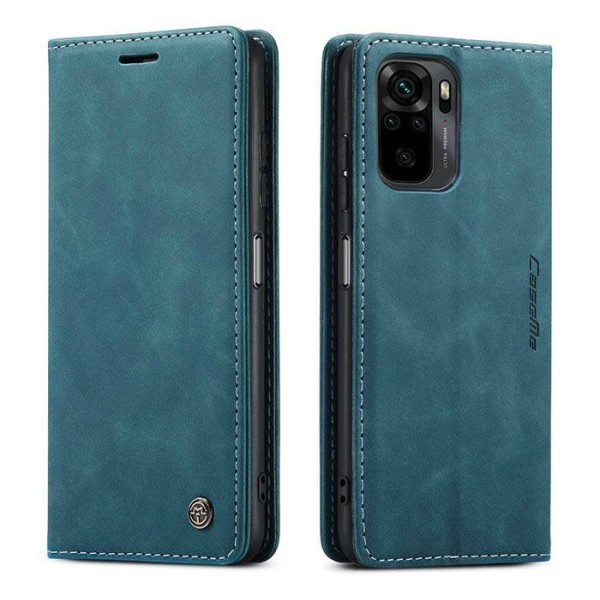 Чохол-книжка CaseMe Нубук для Xiaomi Redmi Note 10/10s бірюзовий