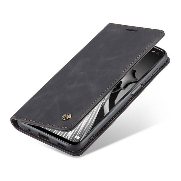 Чохол-книжка CaseMe Нубук для Xiaomi Redmi Note 10 5G чорний