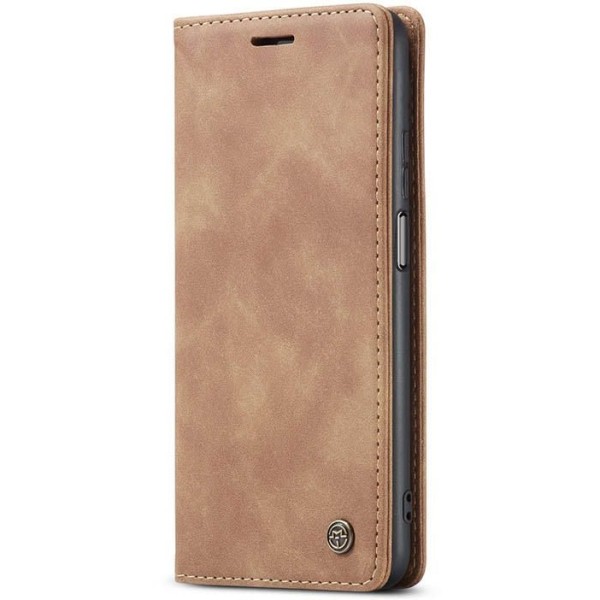 Чохол-книжка CaseMe Нубук для Xiaomi Redmi Note 10 5G світло-коричневий