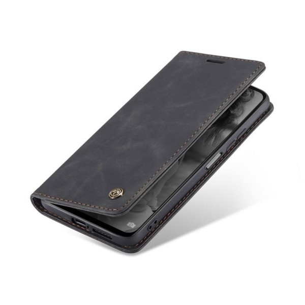 Чохол-книжка CaseMe Нубук для Xiaomi Redmi Note 11 Pro чорний