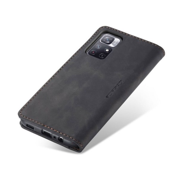 Чохол-книжка CaseMe Нубук для Xiaomi Redmi Note 11 чорний