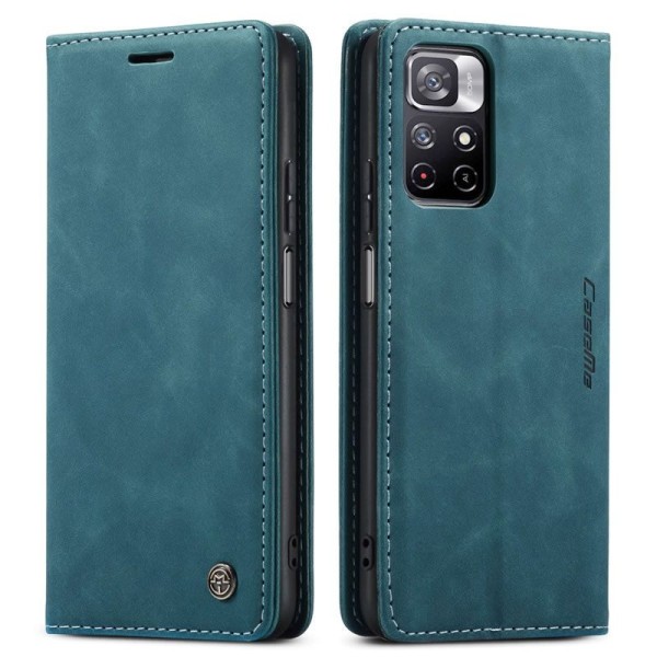 Чохол-книжка CaseMe Нубук для Xiaomi Redmi Note 11 бірюзовий