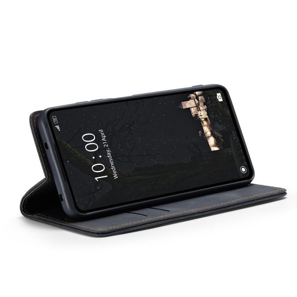 Чохол-книжка CaseMe Нубук для Xiaomi Redmi Note 12 4G чорний