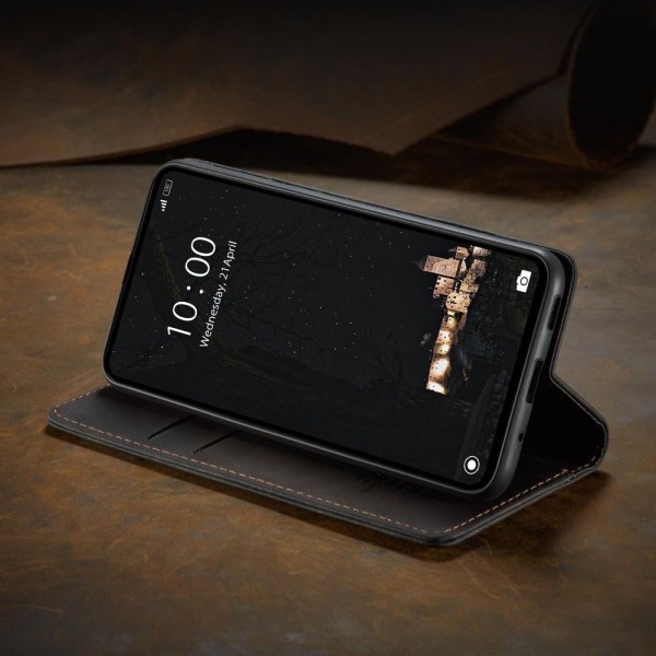 Чохол-книжка CaseMe Нубук для Xiaomi Redmi Note 12 4G чорний