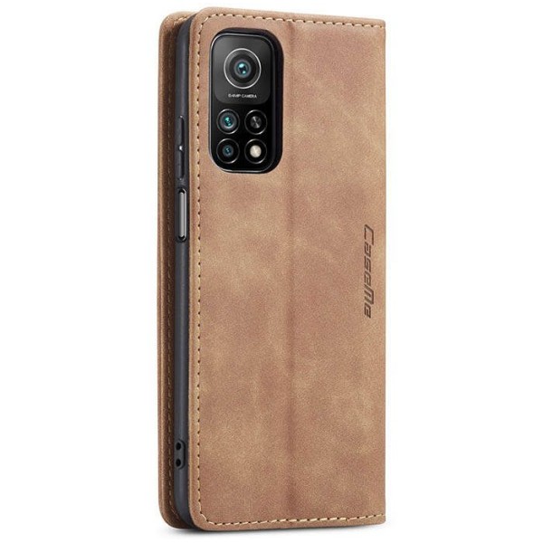Чохол-книжка CaseMe Нубук для Xiaomi Redmi Note 12 Pro 4G світло-коричневий