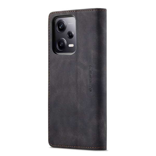 Чохол-книжка CaseMe Нубук для Xiaomi Redmi Note 12 Pro 5G чорний
