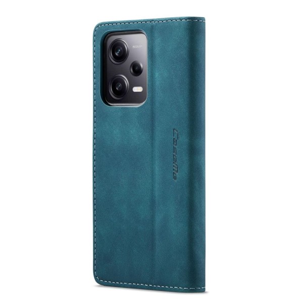 Чохол-книжка CaseMe Нубук для Xiaomi Redmi Note 12 Pro 5G бірюзовий