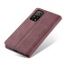 Чохол-книжка CaseMe Нубук для Xiaomi Redmi Note 12s бордовий