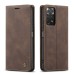 Чохол-книжка CaseMe Нубук для Xiaomi Redmi Note 12s темно-коричневий