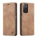 Чохол-книжка CaseMe Нубук для Xiaomi Redmi Note 12s світло-коричневий
