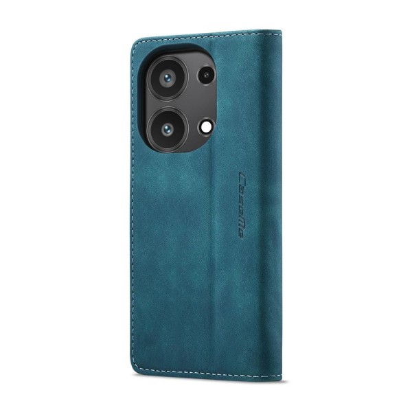 Чохол-книжка CaseMe Нубук для Xiaomi Redmi Note 13 Pro 4G бірюзовий