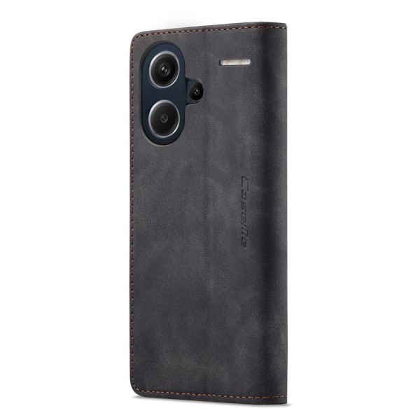Чохол-книжка CaseMe Нубук для Xiaomi Redmi Note 13 Pro+ 5G чорний