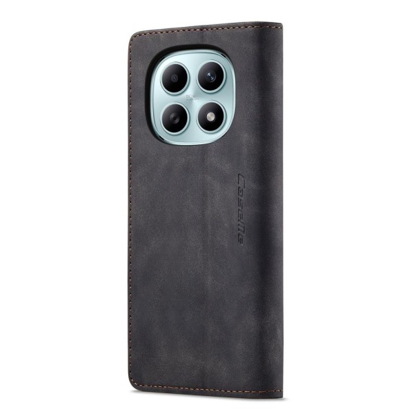 Чохол-книжка CaseMe Нубук для Xiaomi Redmi Note 15 4G чорний