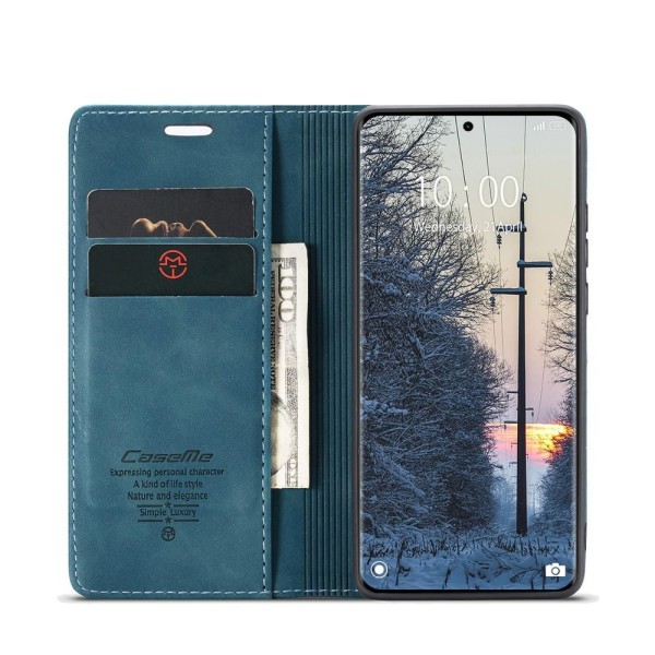 Чохол-книжка CaseMe Нубук для Xiaomi Redmi Note 15 4G бірюзовий