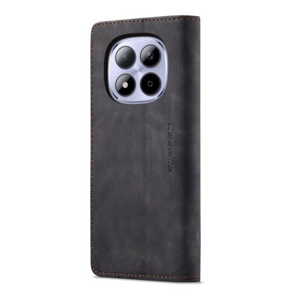 Чохол-книжка CaseMe Нубук для Xiaomi Redmi Note 15 Pro 5G чорний
