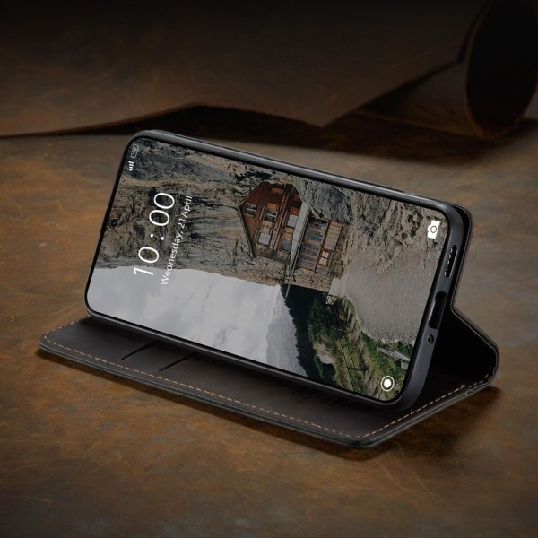 Чохол-книжка CaseMe Нубук для Xiaomi Redmi Note 15 Pro+ 5G чорний