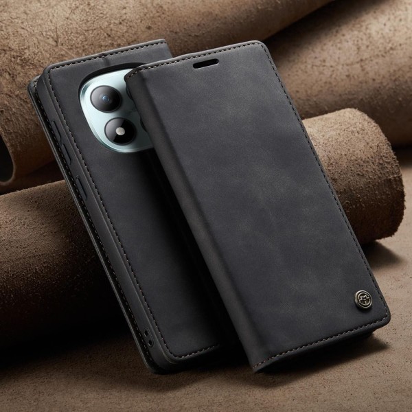Чохол-книжка CaseMe Нубук для Xiaomi Redmi Note 15 Pro+ 5G чорний