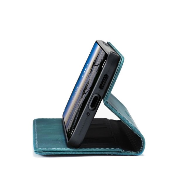 Чохол-книжка CaseMe Нубук для Xiaomi Redmi Note 15 Pro+ 5G бірюзовий