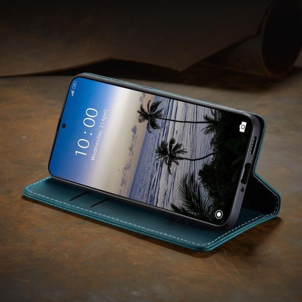 Чохол-книжка CaseMe Нубук для Xiaomi Redmi Note 15 Pro+ 5G бірюзовий